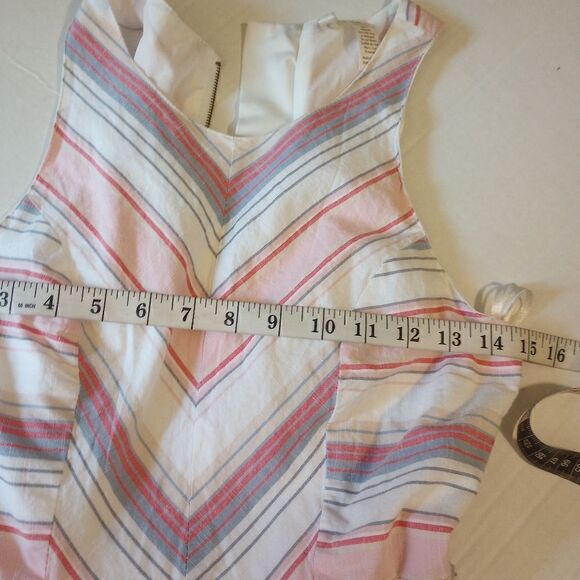 Japan striped sleeveless maxi dress with back cut out - Picture 9 of 9